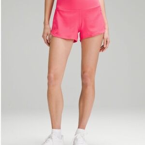 Lululemon speed up high rise short lined 4 “